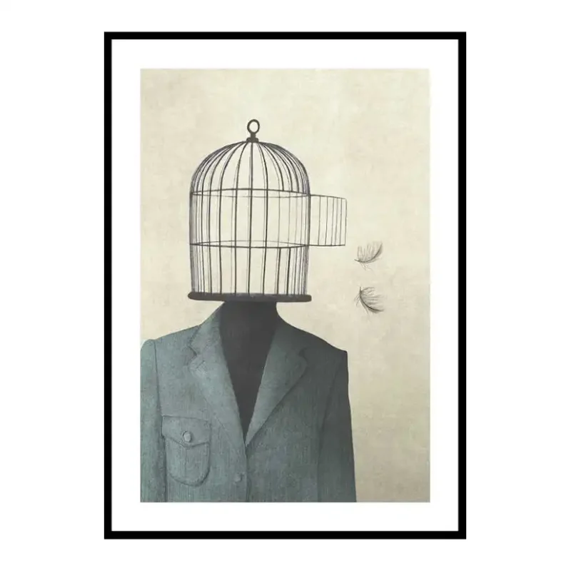 Poster Gallerix BirdcageStorlek: 50x70 cm Endast idag