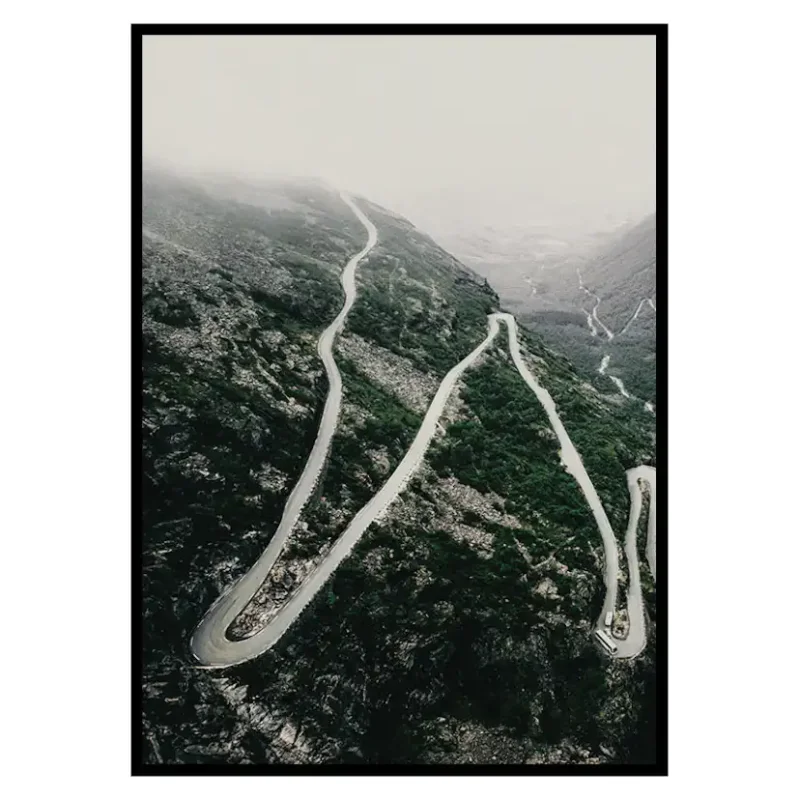 Poster Gallerix TrollstigenStorlek: 50x70 cm Outlet