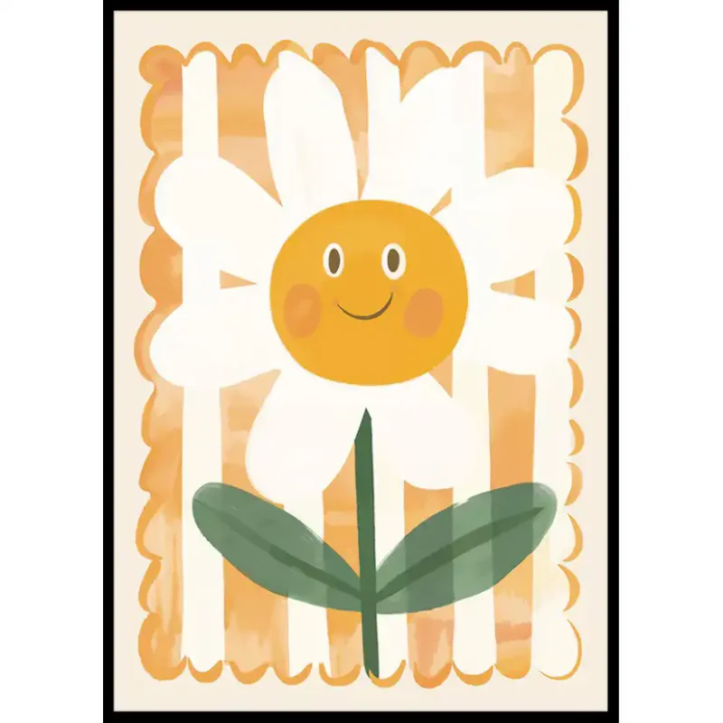 Poster Gallerix Happy Daisy21x30 cm Snabb leverans