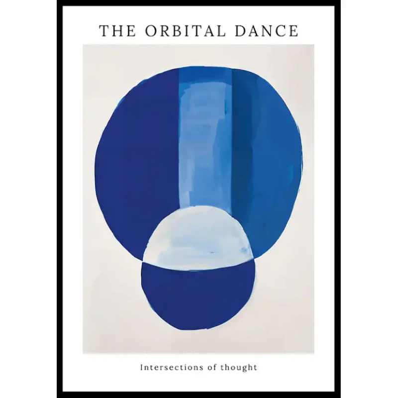 Poster Gallerix The Orbital Dance70x100 cm Snabb leverans