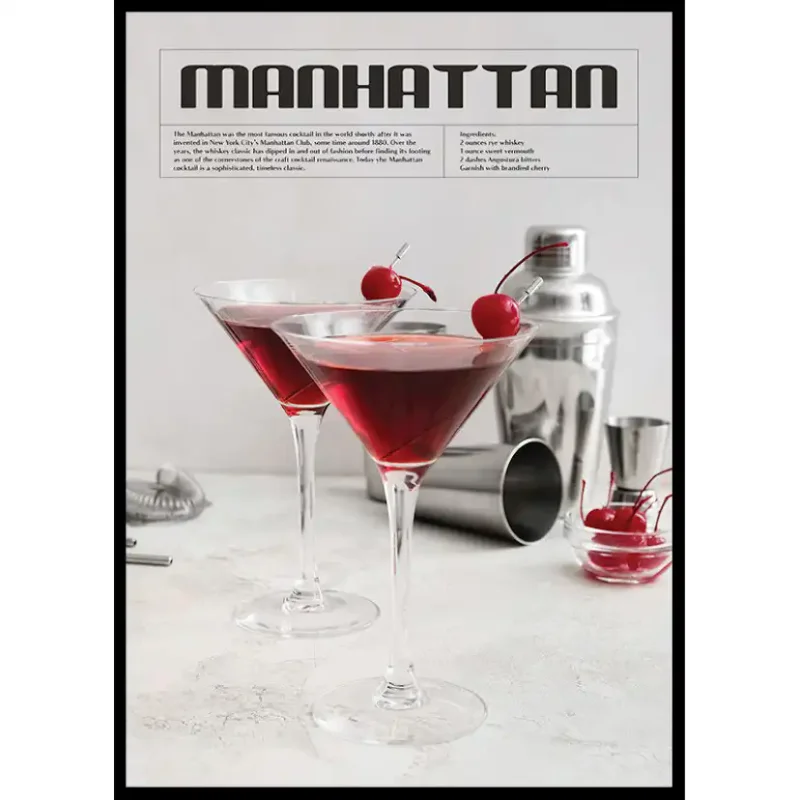 Billigare Poster Gallerix This Is Manhattan Cocktail30x40 cm