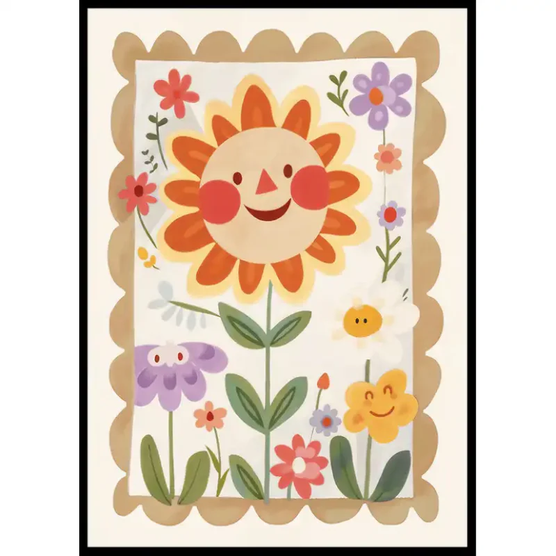 Begränsat antal Poster Gallerix Flowers Of Joy70x100 cm