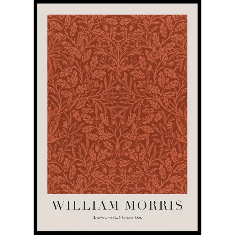 Poster Gallerix William Morris Acorns And Oak Leaves 1880Storlek: 30x40 cm Snabb frakt