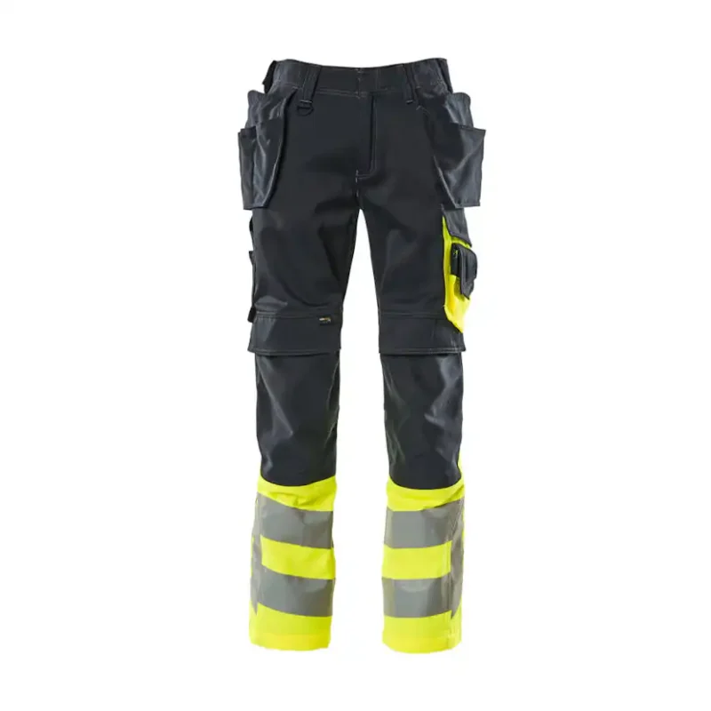 Fynd Byxor med hängfickor Mascot Safe 17531-860Storlek: 82C68, Färg: Mörk Marin/hi-vis Gul