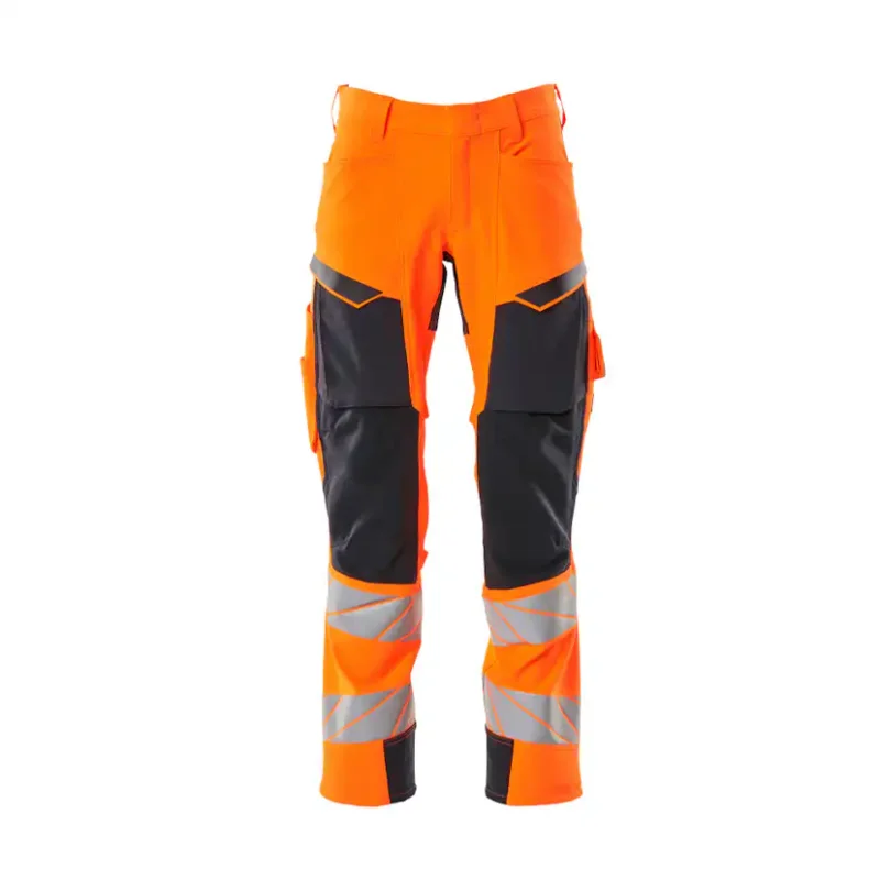 Byxor med knäfickor Mascot Accelerate 19079-511Storlek: 82C51, Färg: Hi-vis Orange/mörk Marin Expressleverans