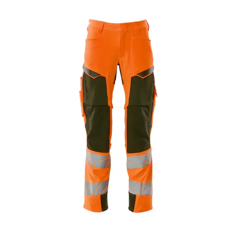 Endast denna vecka Byxor med knäfickor Mascot Accelerate 19079-511Storlek: 90C50, Färg: Hi-vis Orange/mossgrön