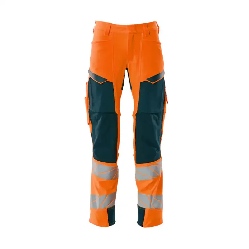 Byxor med knäfickor Mascot Accelerate 19079-511Storlek: 82C48, Färg: Hi-vis Orange/mörk Petroleum Billigare